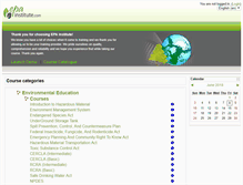Tablet Screenshot of epainstitute.globaletrainers.com